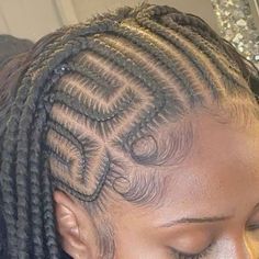 Pretty Hair Inspiration, Braid Hair Hairstyles Black Women, Fulani Braids Leave Out, Fulani Braid Sew In, Cornrows With Sew In Weave, Fulani Braid Designs, Fulani Natural Hair, Cornrows In The Front Weave In The Back, Fulani Sew In