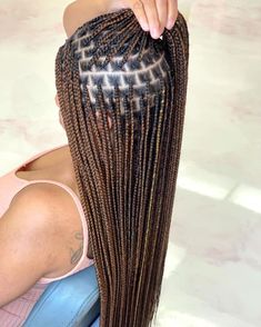 Smaller Golden Brown Knotless Braids Brown Knotless Braids, Brown Knotless, Braid Inspiration, Box Braids Hairstyles For Black Women, Braided Cornrow Hairstyles, Cute Box Braids Hairstyles, Small Braids, Box Braids Styling, Braids With Curls