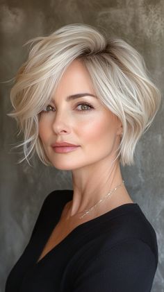 🌺💎 Artistic Sandy Blonde Stylish Short Hairstyles for Women Over 50 Vision | Must-See 👑💫 Hair French Style, Short Hair French, Hair French, Low Maintenance Haircut, Shaggy Bob, Bouncy Hair, Sandy Blonde, Hairstyles For Women Over 50, Professional Tips