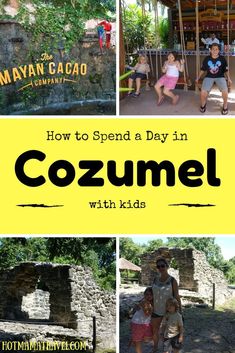 You don't need a lot of time to see and do a lot in Cozumel. Click to see how to spend a day in Cozumel with kids. What To Do In Cozumel, Things To Do In Cozumel, Cruise Kids, Trip To Mexico, Maui Vacation, Family Cruise