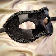 Velvet And Satin Black Masquerade Mask Groom's Black | Etsy Black Formal Eye Mask Masquerade, Black Formal Eye Mask, Formal Black Eye Mask, Elegant Black Formal Mask, Black Formal Masquerade Mask For Halloween, Elegant Black Mask For Costume Party, Elegant Costume Eye Mask Accessories, Venetian Formal Eye Mask, Elegant Eye Mask Costume Accessories