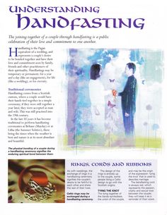 an article in the magazine describing how to use rings for wedding ring designs and their meanings