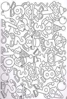 an image of a coloring book with letters and numbers on it's cover page