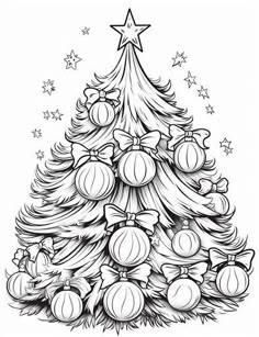 Explore Artistic Christmas Tree Coloring Page - Get Inspired December Crafts For Kids, Artistic Christmas Tree, Christmas Coloring Pages Free Printable, Making Christmas Tree, Christmas Coloring Pages Free, Art Projector, Christmas Tree Coloring, Cards Drawing, Christmas Cards Drawing