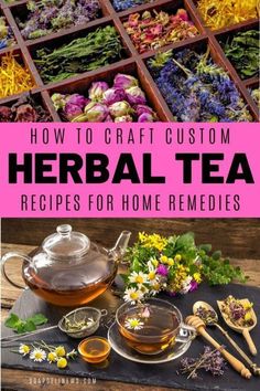 How to make herbal tea recipes for natural home remedies including teas to soothe cold symptoms, upset stomach, digestion, detox and more! Herbal Tea Recipes Homemade, Herbal Tea Recipes, Tea For Colds, Herbal Tea Benefits, Tea Remedies