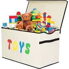 a toy chest filled with lots of toys