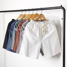 Category:WE-Pants; Season:Summer; Fabric:Linen; Gender:Men's; Style:Hawaiian,Boho; Occasion:Beach,Holiday,Vacation; Fit Type:Regular Fit; Function:Comfort,Breathable; Waistline:Mid Waist; Pattern:Plain; Design:Elastic Waist,Drawstring,Pocket; Pants Type:Summer Shorts,Linen Shorts,Beach Shorts; Fly Type:Elasticity,Drawstring; Front page:FF; Listing Date:03/29/2024; Production mode:External procurement; Hips:; Length:; Waist:; Pants Length:Short Beach Groomsmen Shorts, Cheap Cotton Shorts With American Flag Print, Cheap Men's Shorts With Patch Pockets, Cheap Men's Shorts With Hip Pockets, Cheap Men's Shorts With Belt Loops, Cheap Light Blue Relaxed Fit Shorts, Mens Swim Shorts 2022, Groomsmen Shorts Beach Wedding, Cheap Red Men's Shorts