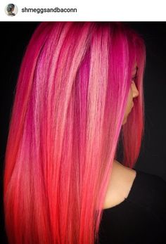 Normal Fashion, Flame Hair, Multicolor Hair, Funky Colors, Funky Hair, Vivid Hair Color, Hot Hair Colors