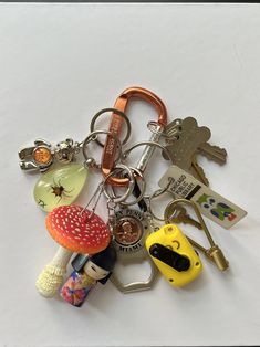 Anik Anik, Bunch Of Keys, Cool Keychains, What In My Bag, Cute Keychain, Cute Little Things, Essential Bag, Bits And Bobs, Key Chains