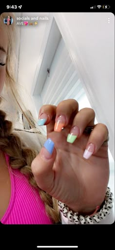 2023 Nail Inspo Summer, Spring Nails2023, Nails Acrylic Coffin Spring, Trending Nail Ideas, Nail 2023 Spring, Spring Break Nails Acrylic, Spring Nail 2023, Nails 2022 Spring, Nail Colors Spring