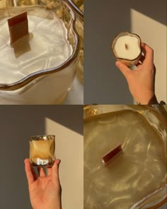 the process of making an elegant candle holder