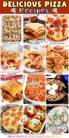 delicious pizza recipes that are easy to make and great for any type of party or gathering