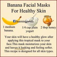 Banana Facial, Banana Face Mask, Cheap Skin Care Products, Anti Aging Ingredients, Diy Skincare, Grooming Tips