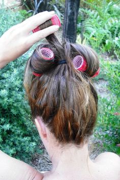 Velcro Curlers, Morning Hair, Velcro Rollers, Overnight Curls, High Ponytail, Hair Affair, Hair Rollers, Curly Hairstyles, Love Hair