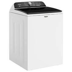 a white washer sitting on top of a dryer