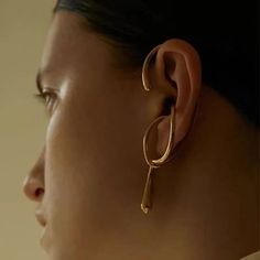 Material: Metal Metals Type: Copper Tatoo Ring, Earrings Without Piercing, Minimalist Ear Cuff, Gold Ear Cuff, Ear Cuff Earings, Girl Jewelry, Ear Cuffs, Large Earrings, Cartilage Earrings