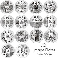 JQ Image Plates for Nail Art stamping Stencil by MelineyNailArt Christmas Sailor Moon, Candy Cane Nails, Nautical Christmas, Nail Art Stamping, Nail Art Stamping Plates, Heart Nail Art, Floral Nail Art, Nail Stamping Plates, Heart Stamp