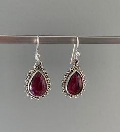 Sterling silver teardrop Garnet earrings Matching necklace  available. Gift box available for purchase. Search GIFTBOX Sterling Silver Gemstone Teardrop Pendant Earrings, Gemstone Teardrop Pendant Earrings Gift, Silver Teardrop Pendant Earrings As Gift, Teardrop Pendant Gemstone Earrings For Gift, Silver Gemstone Teardrop Earrings, Teardrop Garnet Silver Jewelry, Garnet Teardrop Jewelry With Matching Earrings, Sterling Silver Teardrop Earrings As Gift, Sterling Silver Gemstone Teardrop Earrings