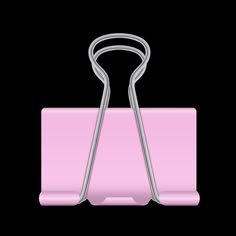 a pair of pink scissors sitting on top of each other