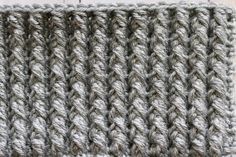 a close up view of a knitted blanket