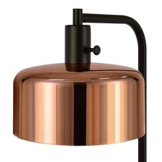 a light that is on the side of a wall mounted lamp with a black handle