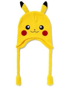 Show some love for your favorite Pokémon with this officially licensed Pikachu Laplander! Suit up in this snuggly yellow stocking hat and you'll always be dressed to impress. Officially licensed Dimensions: 13.4" H x 9.1" W x 0.6" D One size fits most Regular fit Mid crown Material: Acrylic Care: Hand wash cold Imported Pikachu Hat, Spencers Gifts, Stocking Hat, Black Horse, Hat Fashion, Pikachu, Stockings, Dress To Impress, Pokemon