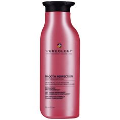 Pureology Smooth Perfection Shampoo smooths and restores manageability for frizzy color-treated hair with key ingredients Camellia and Shea Butter and a signature aromatherapy blend of Cocoa Marshmallow Accord and Woody.Pureology is the #1 Professional Color Care Brand in the US* offering products that feature 100% vegan formulas and are Sulfate-Free Paraben-Free Mineral Oil-Free and free of Animal Products or by-products and Animal Testing. Our patented ANTIFADE COMPLEX® is infused into every f Shampoo For Frizzy Hair, Cocoa Marshmallow, Perfect Blowout, Aromatherapy Blends, Best Shampoos, Sulfate Free Shampoo, Recyclable Packaging, Frizz Control, Hair Breakage