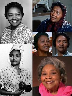 four different black and white women smiling at the camera