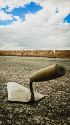 an old baseball bat laying on the ground