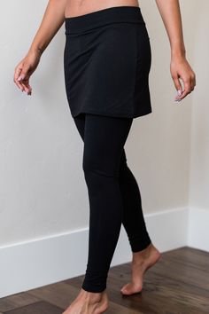 The Taylor Skirt Legging provides the comfort of a legging with extra coverage for your tushFitted bamboo short skirt attached to leggings with a comfortable waistband and minimal seamsUltra-stretch fabric blend provides the opaqueness of cotton with the moisture-wicking of bamboo27inseam. Silk Outfit, Eco Friendly Clothing, Stretch Skirt, Stretch Leggings, Black Xs, Womens Size Chart, Cotton Skirt, Short Skirt