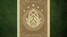 an image of a book cover with celtic symbols on it