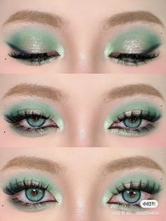 Whimsigothic Makeup, Green Eyelook, Makeup Pictorial, Green Makeup