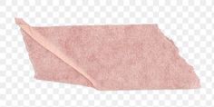 a piece of pink fabric on a white background, with no image in the middle