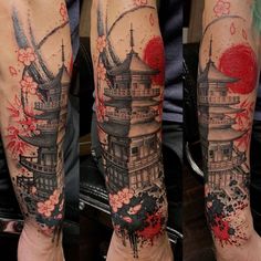 this is an image of some tattoos on someone's arm