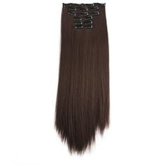 Real As Remy Fashion Hair Long Clip in Hair Extensions Full Head Straight Wig Descriptions: Length:50cm Package size:10x10x5cm Material: high temperature Easy to apply and ready to wear in minutes technologically advanced highest heat resistant Have longer, thicker and more stunning hair Very convenient - just clip in and go. Takes 5 minutes to put in and 1 minute to remove Very silky and soft - looks and feels like human hair, silky and soft Extensive range of colors, lengths and styles Easy ma Hair Extensions Black Women, Extensions Black Women, Hair For Short Hair, Clip On Hair Extensions, Short Hair Extensions, Hair Extensions Black, Sew In Hair Extensions, Hair Extensions For Short Hair, Hair Extensions Clip