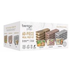 the bengo prep meal kit is packed with various ingredients and ready to be eaten