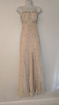 Y2k Formal Dress, Moms Wedding Dress, Beige Y2k, Y2k Formal, Y2k Prom, Fairy Dresses