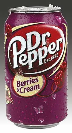 a can of popper berries and cream soda