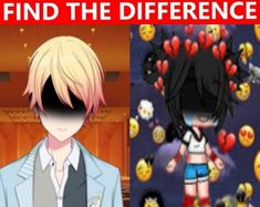 two anime characters, one with blonde hair and the other with black hair