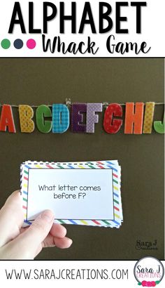 an alphabet name game for kids to practice letter recognition and matching with the letters in their handwriting