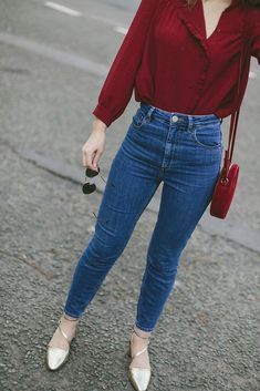 Looks Jeans, Casual Work Outfits Women, Everyday Fashion Outfits, Casual Day Outfits, Stylish Work Outfits, Casual Chic Outfit, Casual Work Outfits, Looks Chic, Day Outfits