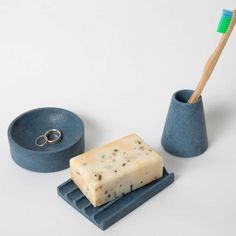 concrete terrazzo toothbrush holder light blue Ceramic Soap Holder, Blue Terrazzo, Ceramic Toothbrush Holder, Massage Candle, Small Pin, Liquid Hand Soap, Soap Holder, Hand Cast, Toothbrush Holder