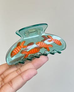 Koi Fish Claw Clip | BOOGZEL CLOTHING – Boogzel Clothing Koi Fish Accessories, Shark Claw Clip, Fish Claw Clip, Cool Claw Clips, Fun Claw Clips, Hair Claw Aesthetic, Fish Hair Clip, Fish Clothes, Cute Claw Clips