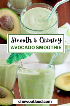 smoothie and creamy avocado smoothie recipe