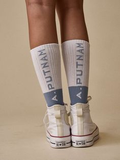 A. PUTNAM Socks Luxury Resort Wear, Golf Socks, Cycling Socks, Ankle Sock, Resort Outfit, Blue Crew, Crew Sock, Tea Rose, Gifts For Sister