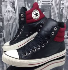 Converse All Star Mens, Converse Fashion, Basket Style, Red Converse, All Star Shoes, Converse Style, Shoes Converse