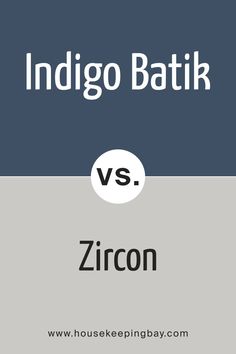 SW 7602 Indigo Batik vs. SW 7667 Zircon Sherwin Williams Zircon, Color Spectrum, Trim Color, Coordinating Colors, Sherwin Williams, Paint Color, The Cool, Light Gray