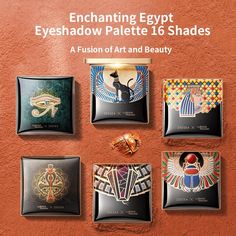 In collaboration with the British Museum, Zeesea has developed the Enchanting Egypt Eyeshadow Palette collection, which is the brand’s largest eyeshadow palette ever. This series is inspired by ancient Egyptian art, featuring 16 highly-pigmented shadows with a mix of mattes and metallics. It is perfect for creating a neutral eye look or a monochromatic look with jewel tones.Net content: 20g / 0.71oz Asian Eyeshadow, Eyeshadow Palette Collection, Makeup Palette Collection, Neutral Eyes, Talcum Powder, The British Museum, Ancient Egyptian Art, Color Corrector, Eye Look