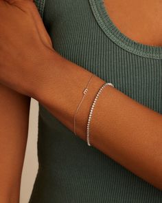 Looking for 14k gold necklaces, hoop earrings, stacking rings & more? Shop the Classic Diamond Tennis Bracelet, thoughtfully designed to mix, style, and layer. Alphabet Bracelet, Earrings Stacking, Yellow Opal, Diamond Tennis Bracelet, Solid Gold Chains, Bezel Set Diamond, 14k Gold Necklace, Mix Style, Initial Bracelet