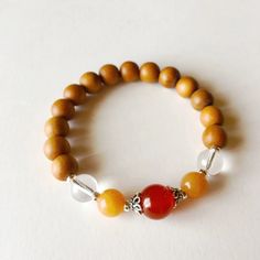 Bracelets | Carnelian - A strong energy stone - Helps the wearer by increasing personal power and bringing courage and compassion when needed - Brings determination and inner strength - Helps to heal circulation, appetite and memory. Click to get this awesome bracelets for you and your loved ones. #blacelets #jewelry #mquez Red Aventurine Crystal, Red Gemstone Bracelet, Chakra Bracelet Jewelry, Red Aventurine, Bella Bella